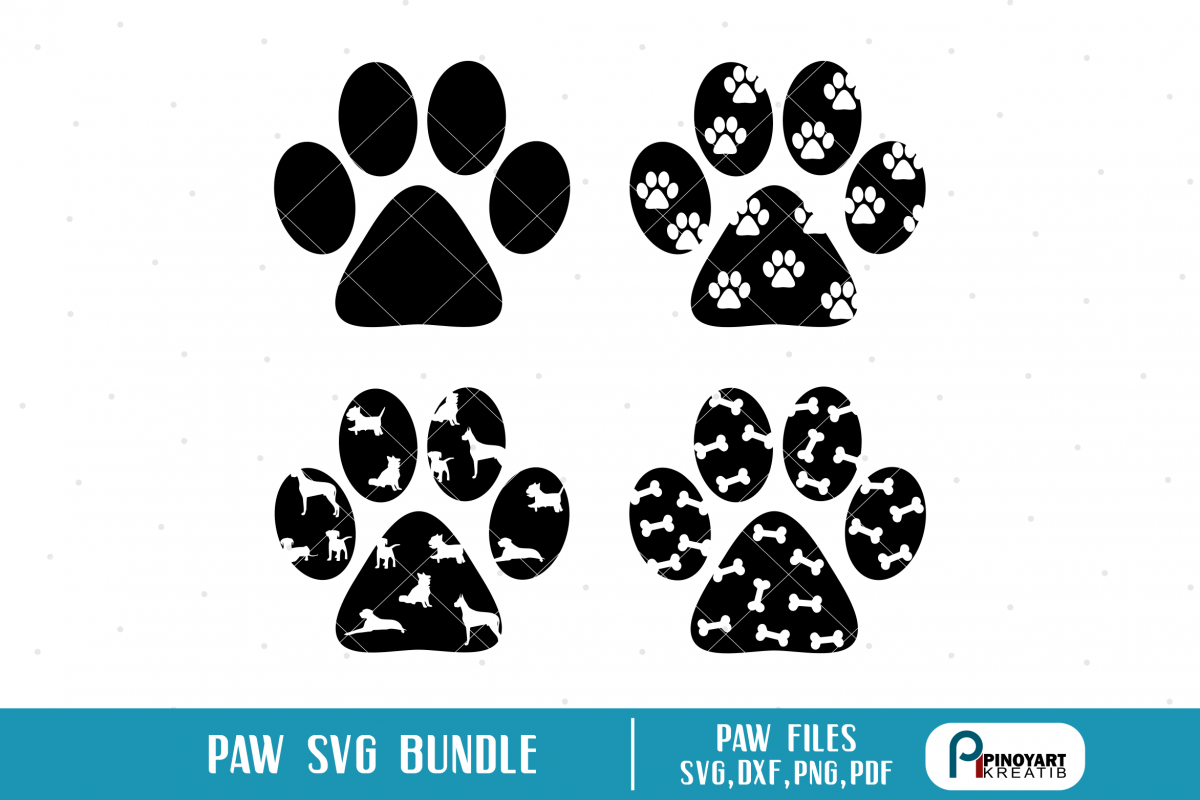 paw svg file,paw svg,paw dxf file,dog svg file,paw (66242) | Printables