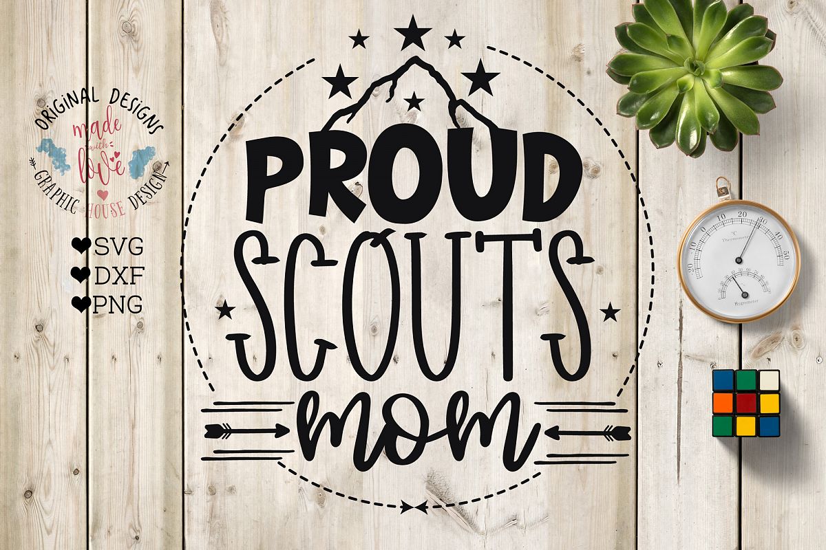 Download Proud Scouts Mom Cut File and Printable in SVG, DXF, PNG ...