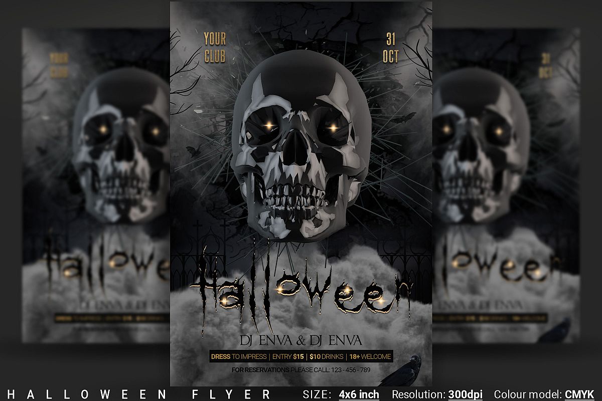 Halloween Flyer example image 1