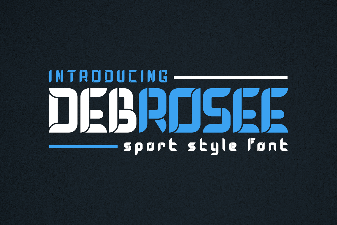 Debrosee - Sport Style Font example image 1