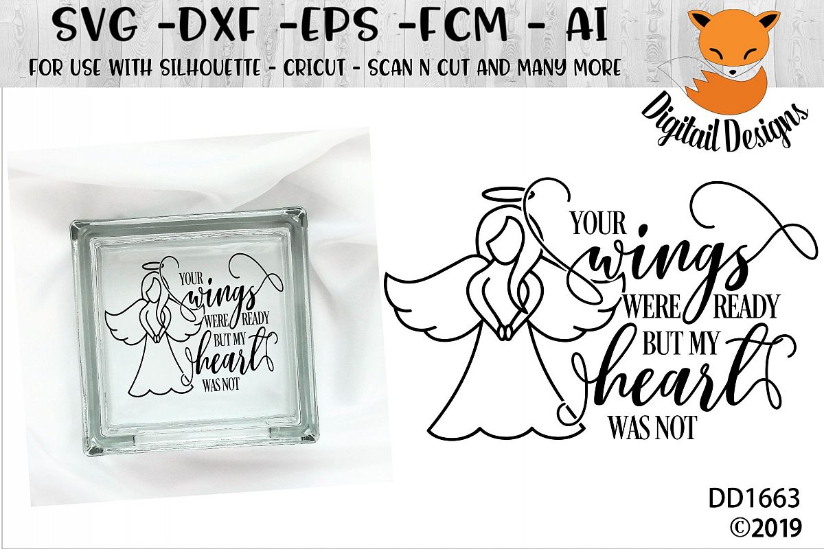 Memorial Your Wings Were Ready SVG example image 1