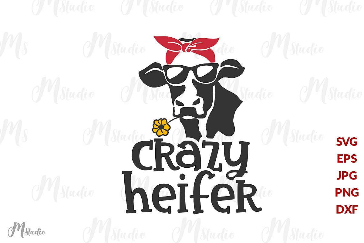 Crazy Heifer svg