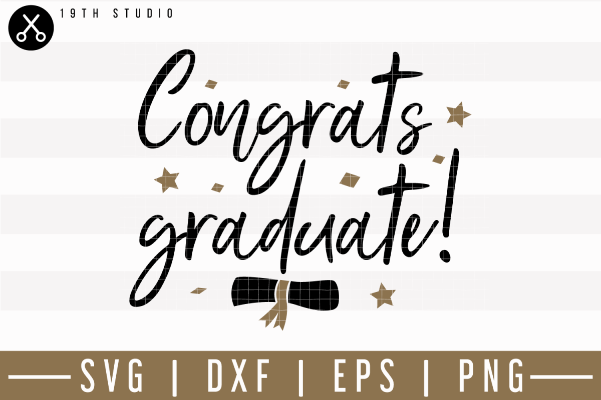 Congrats Graduate SVG
