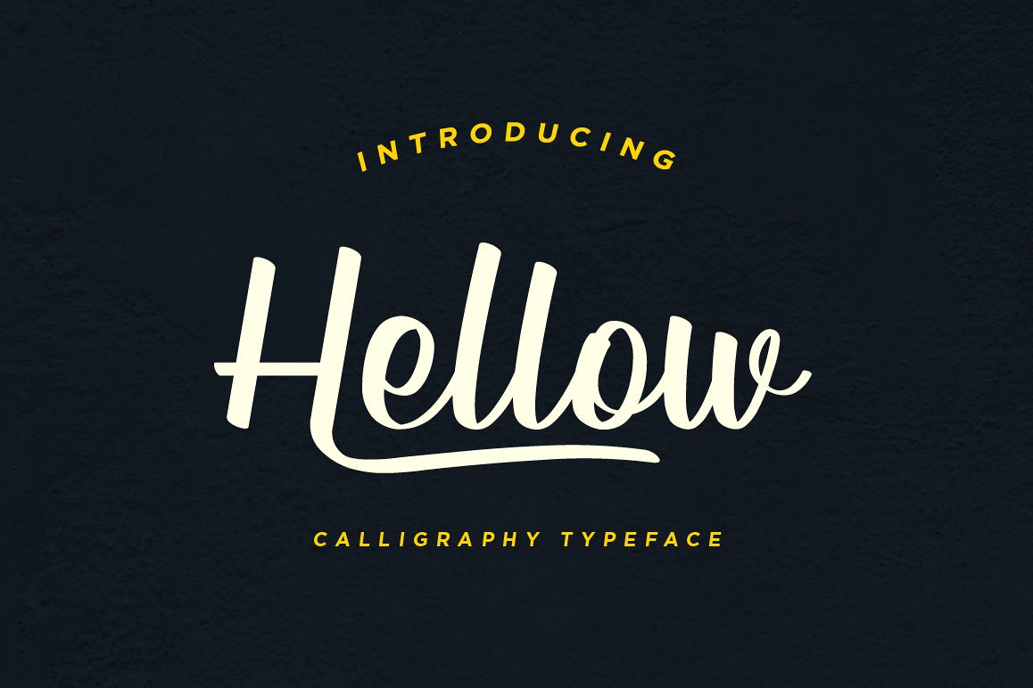 Hellow - Calligraphy Typeface example image 1