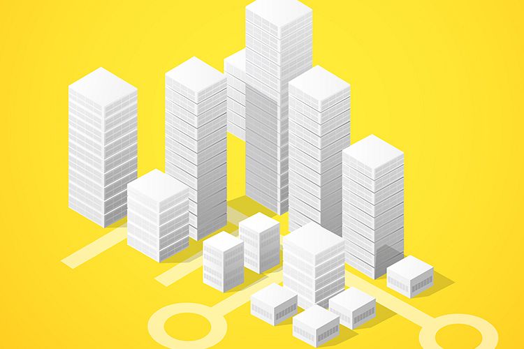 Isometric city block example image 1