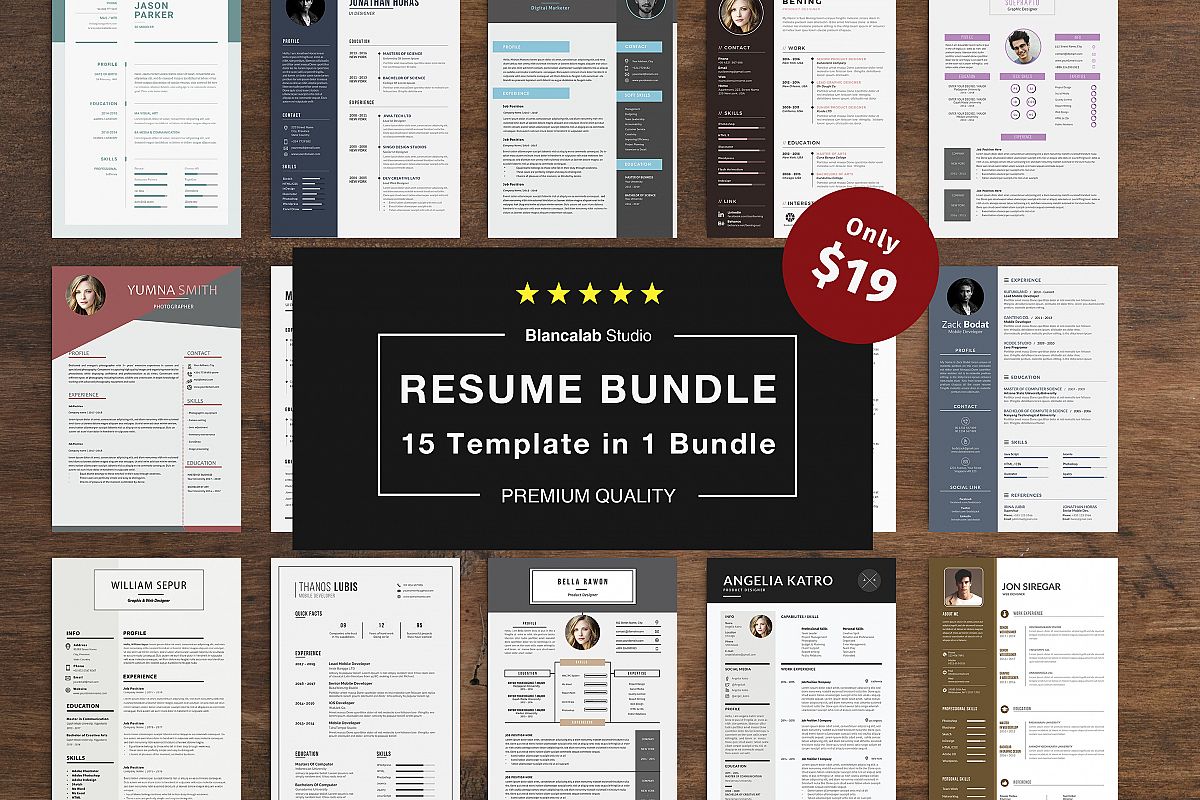 Job Seeker's Resume Bundle example image 1