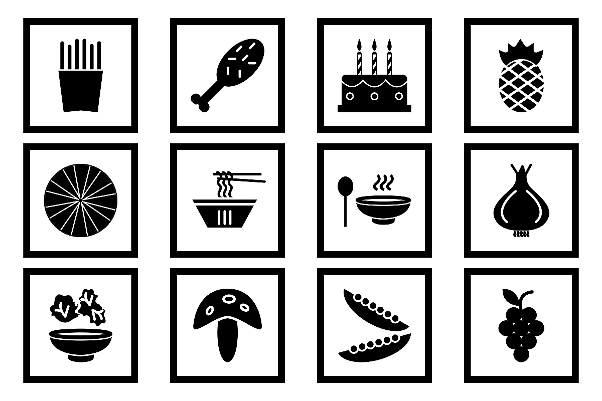 Set Of Food Icons example image 1