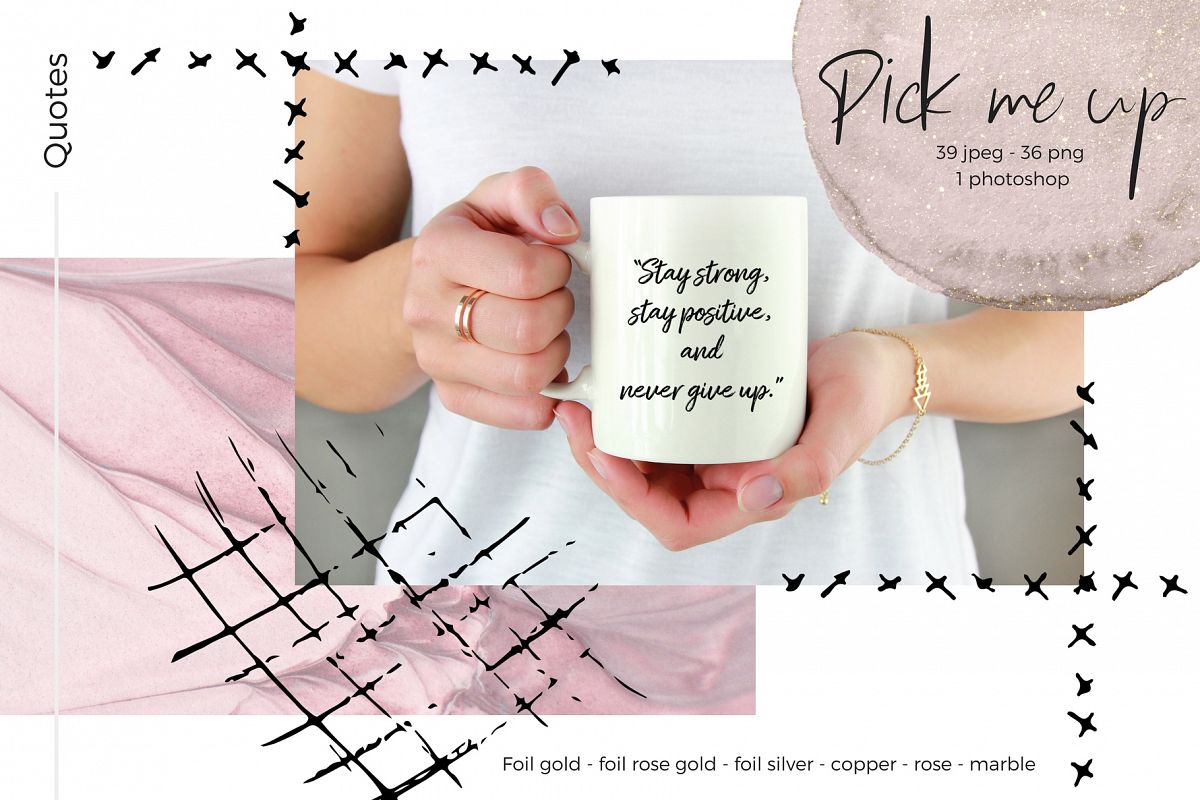 Pick me up Quotes collection example image