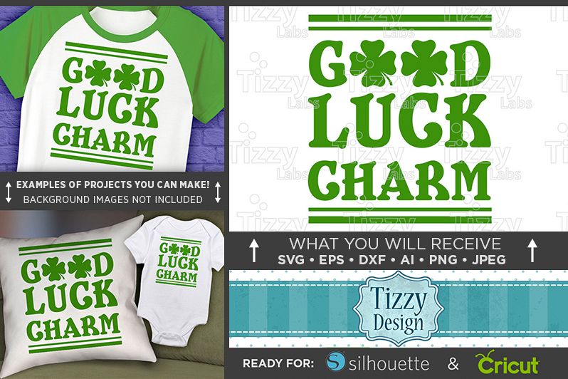 Good Luck Charm SVG - Kids St. Patricks Day - 1075 example image 1