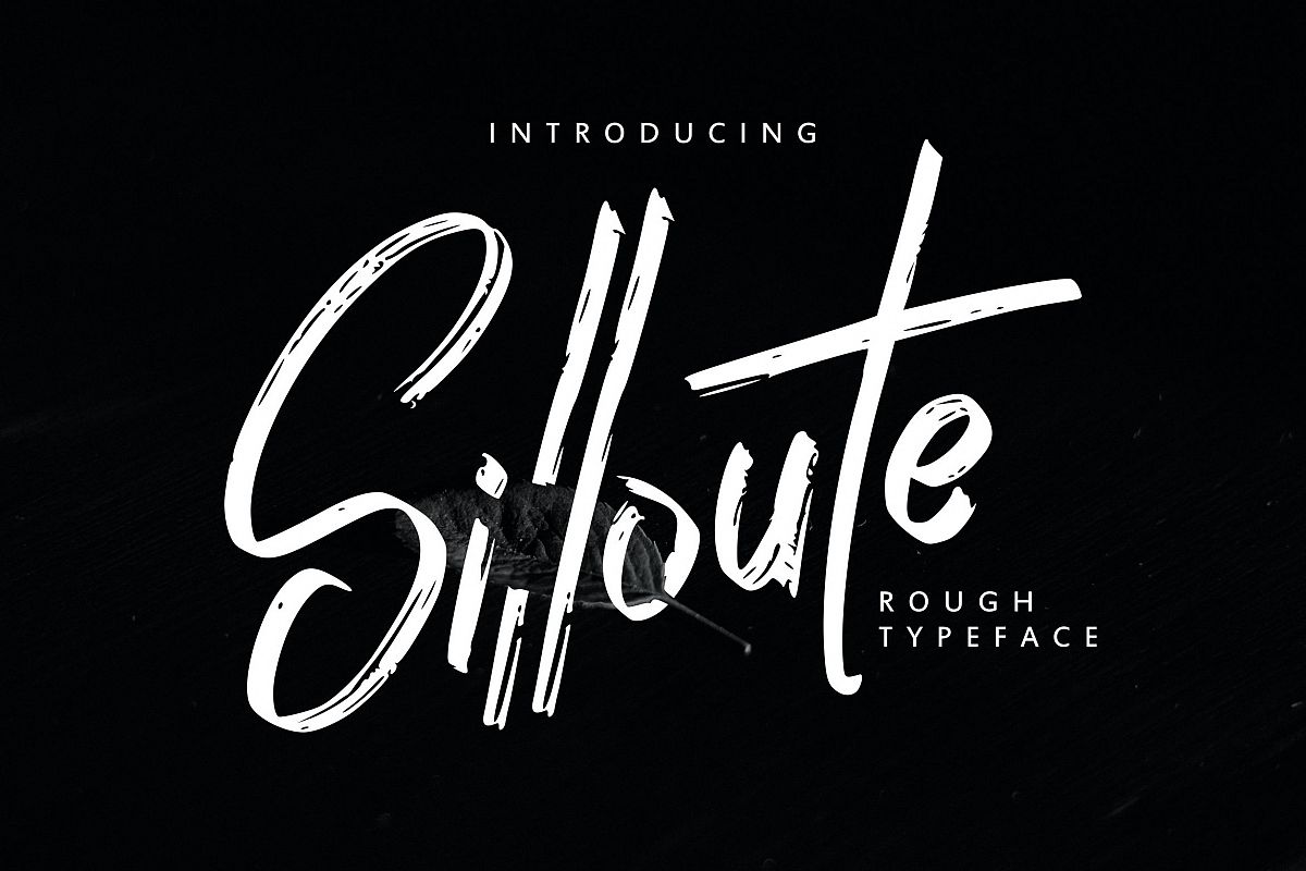 Silloute | Rough Style Script example image 1