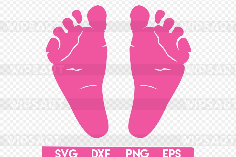 Download SALE! Baby's first svg file, baby feet silhouette svg