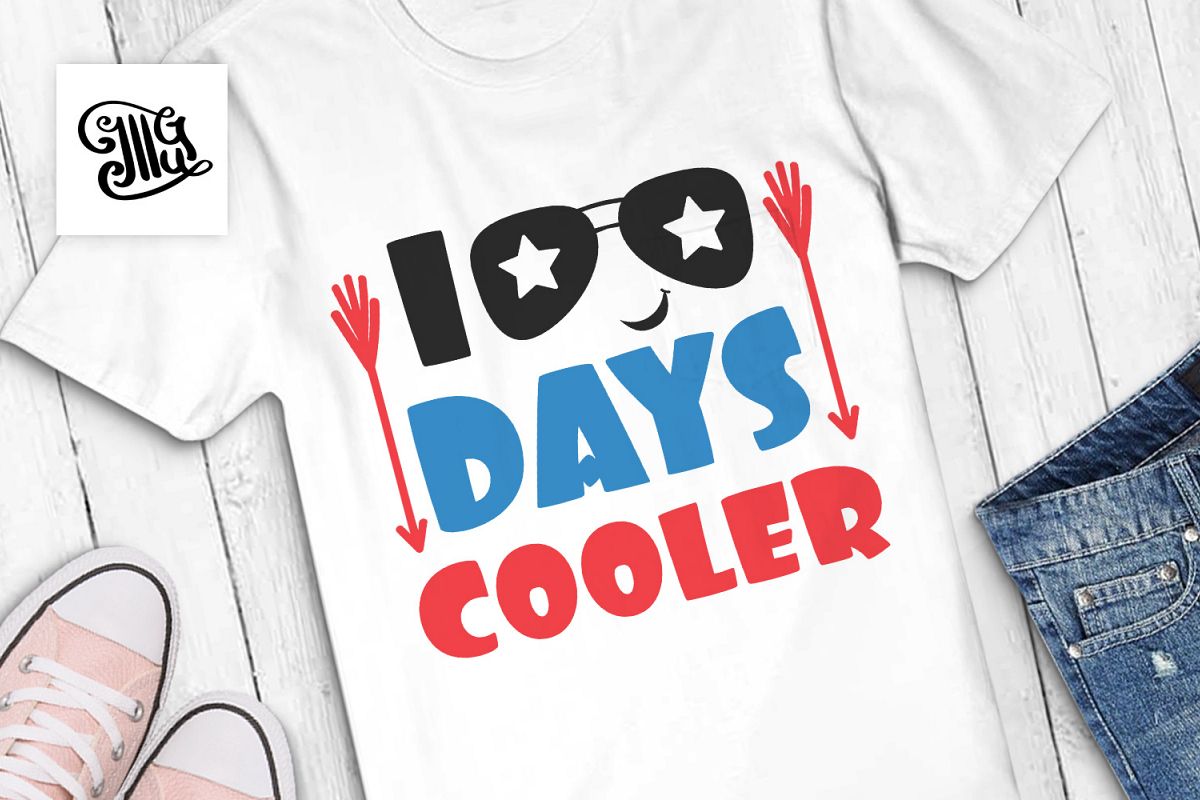 100 Days of school svg example image 1