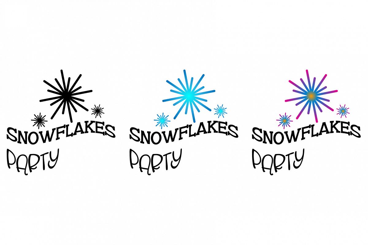 Snowflakes Party example image 1