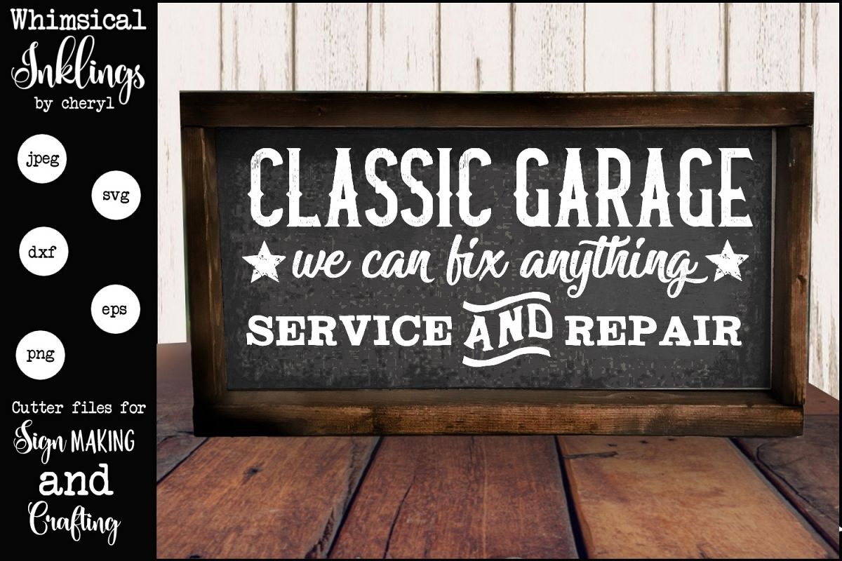 Classic Garage SVG example image 1