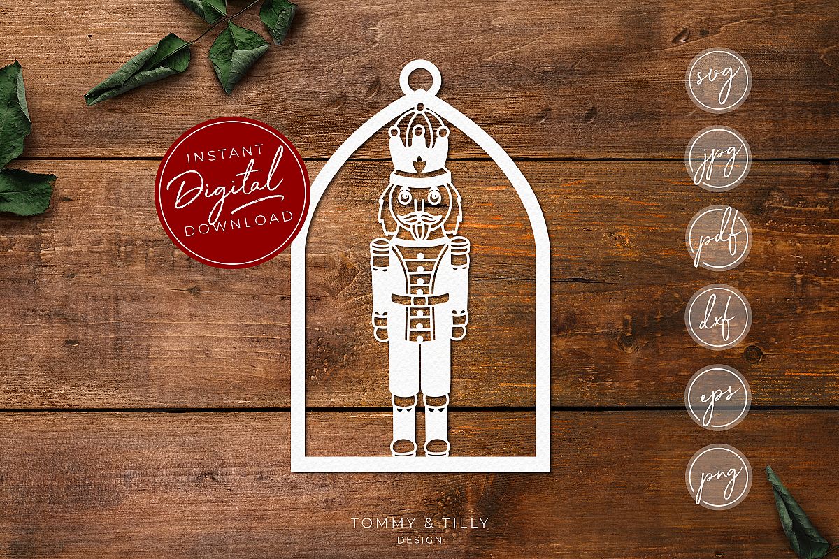 Nutcracker Decoration No.1 - SVG EPS DXF PNG PDF JPG example image 1