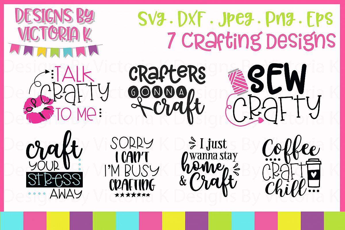 Crafting Bundle SVG cut files example image 1