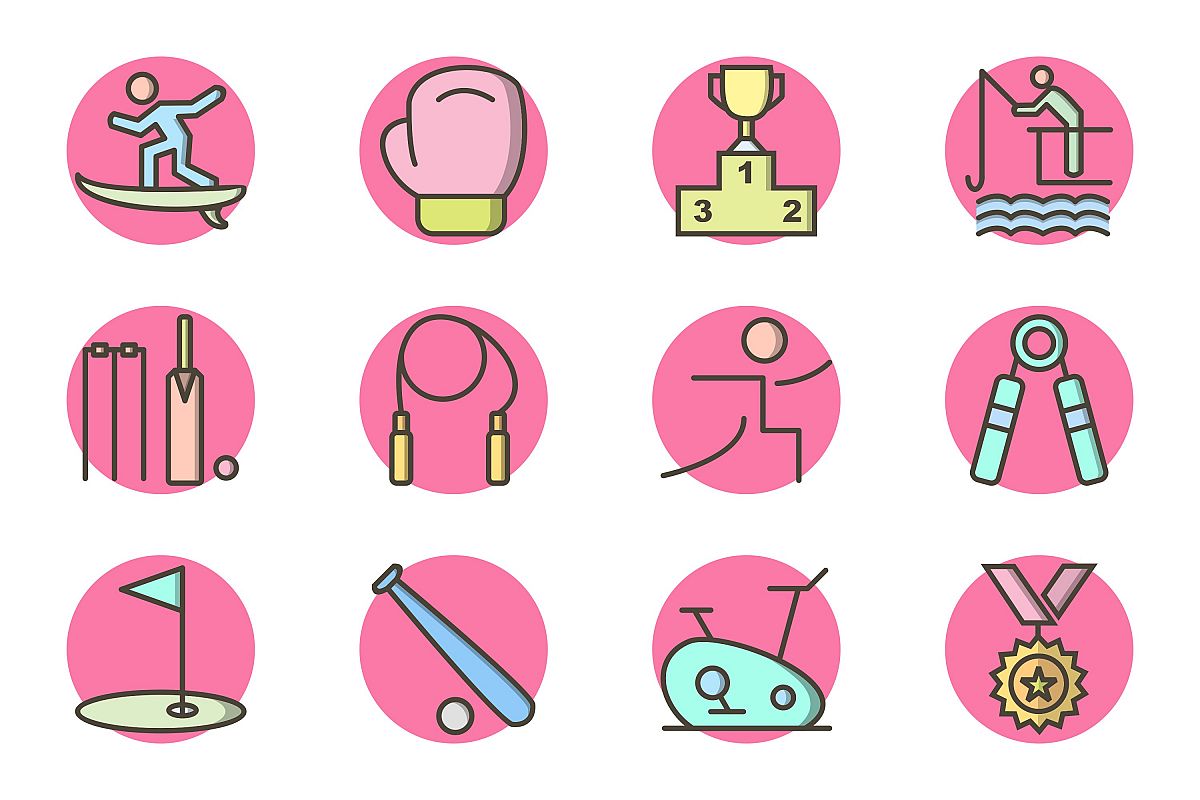 Set Of Sports And Game Icons example image 1