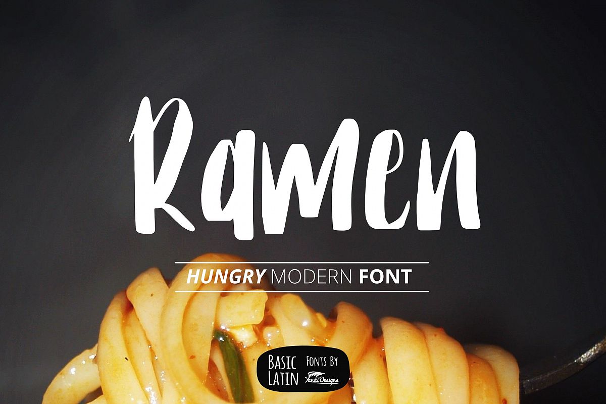 Ramen Font example image 1