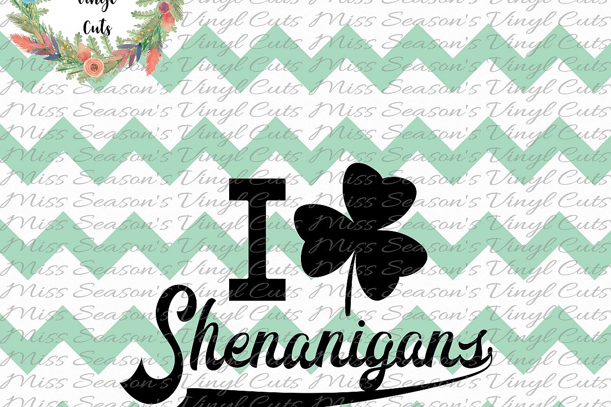 I Love Shenanigans SVG example image 1