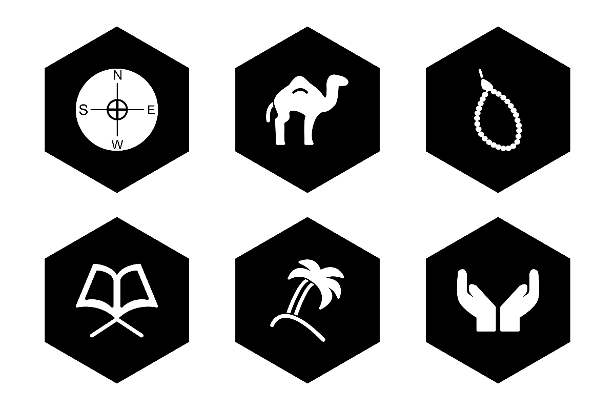 Set Of Ramadan Icons example image 1