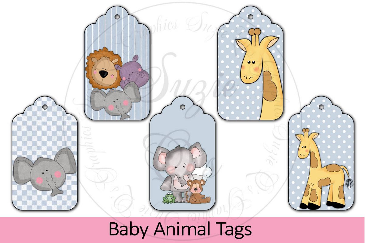 Baby Zoo Animal Tags example image 1