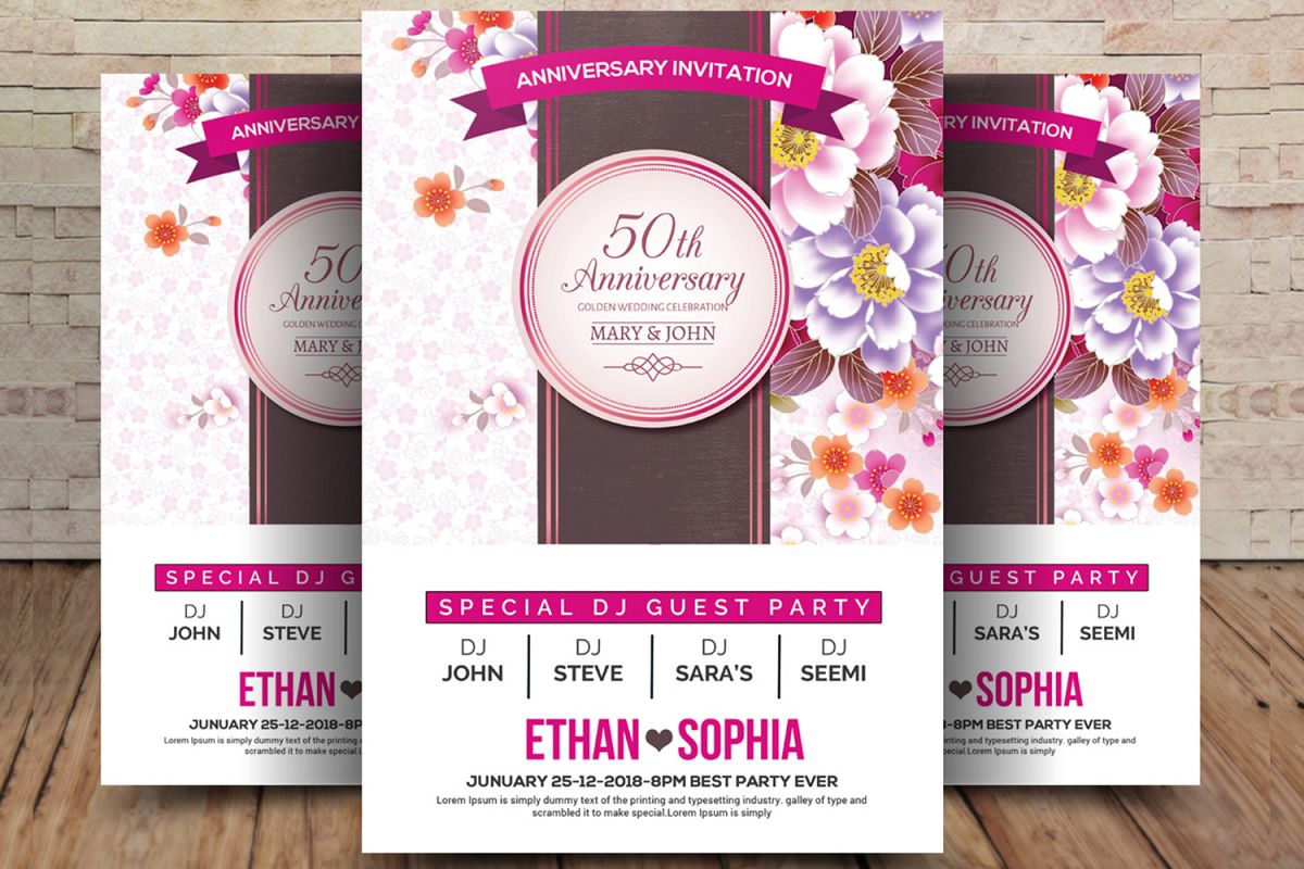 50th Anniversary Celebration Flyer