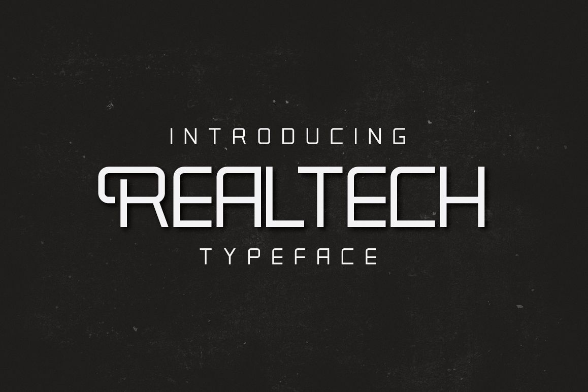 Real Tech Typeface example image 1