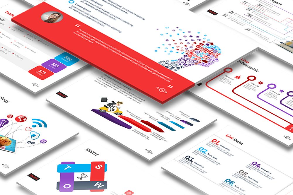 First Powerpoint Template example image 1