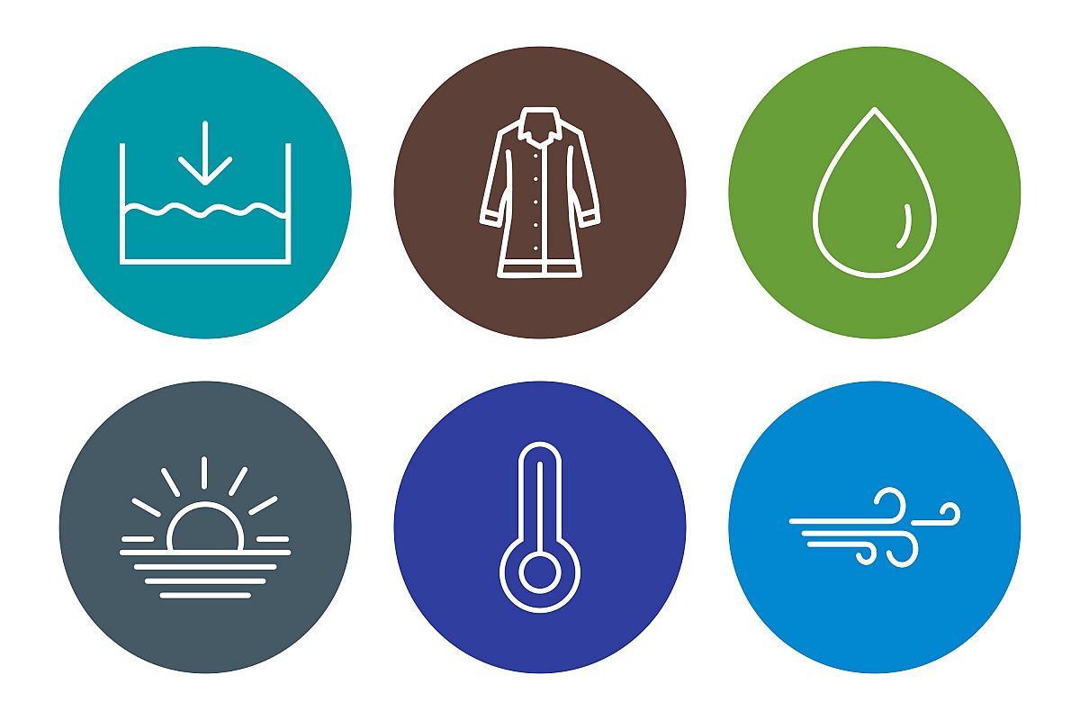 Set Of Weather And Season Icons example image 1