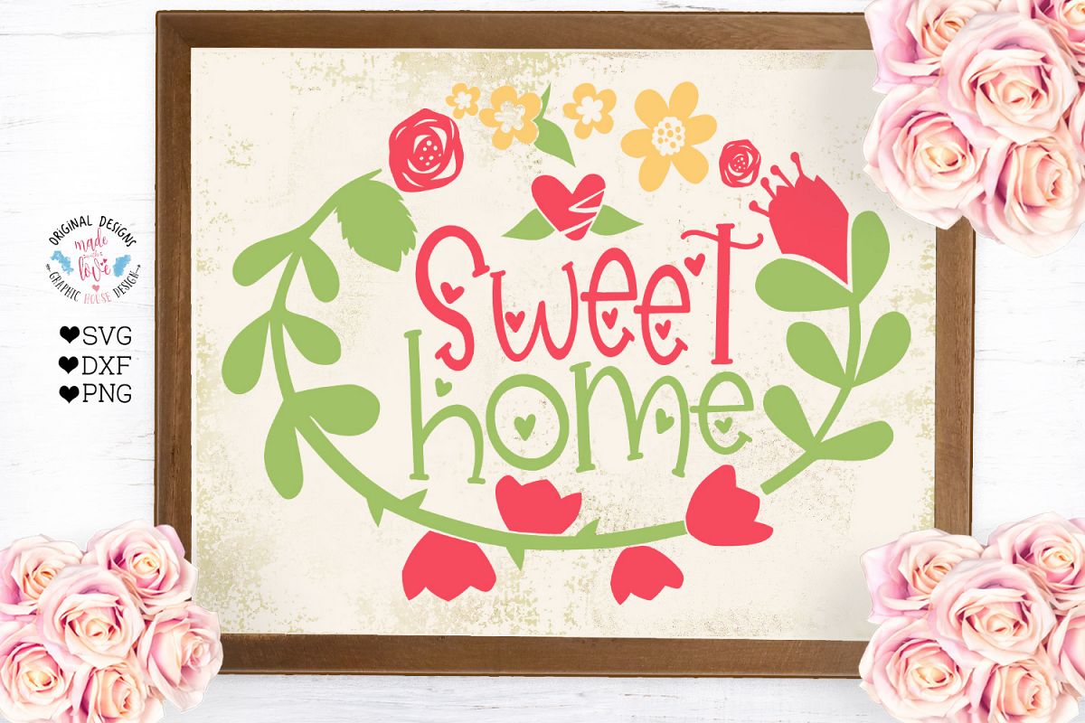 Sweet Home - Home Cut File example image 1