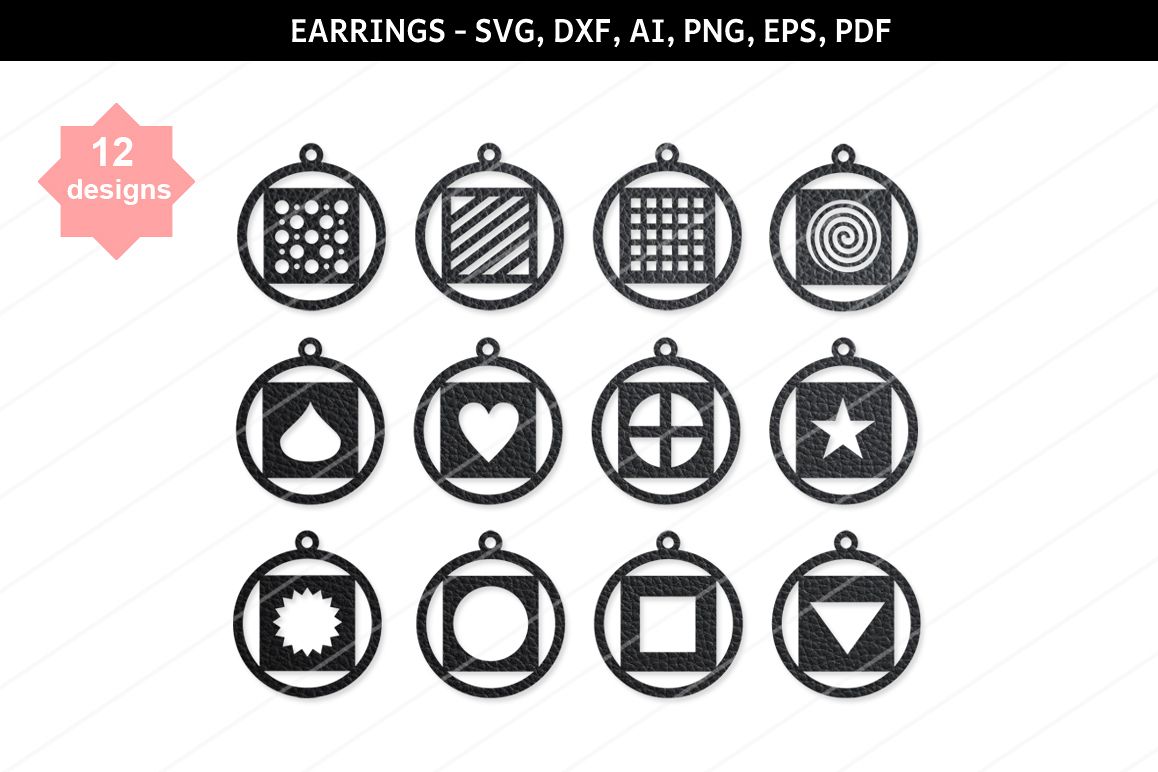 Download Heart earring,heart svg,Star svg,Cricut file,Earrings ...