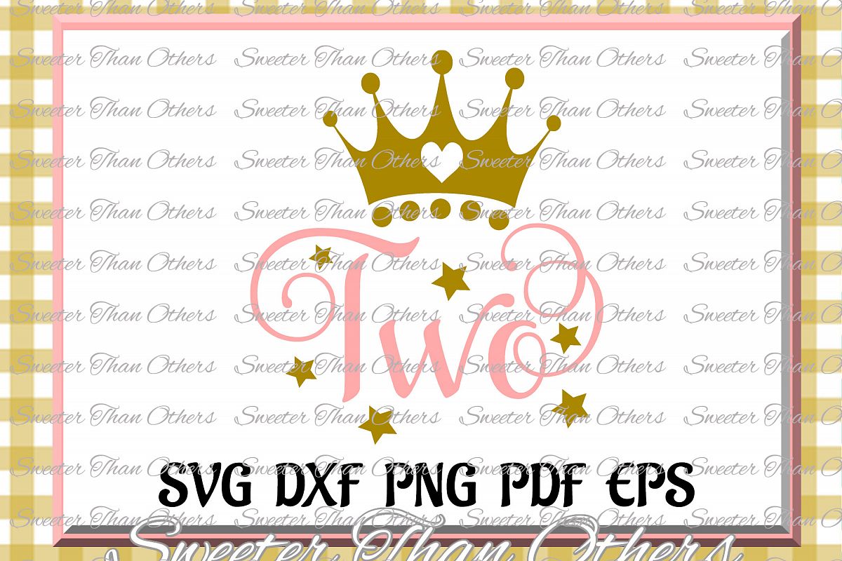 Second Birthday SVG, Two Birthday cut file example image 1