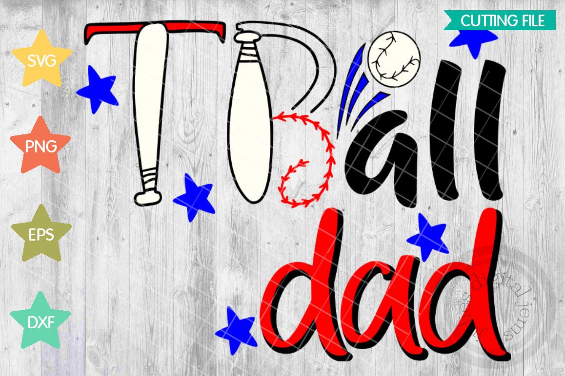 Tball dad svg file, tball svg, Tee Ball Dad (196964) | SVGs | Design