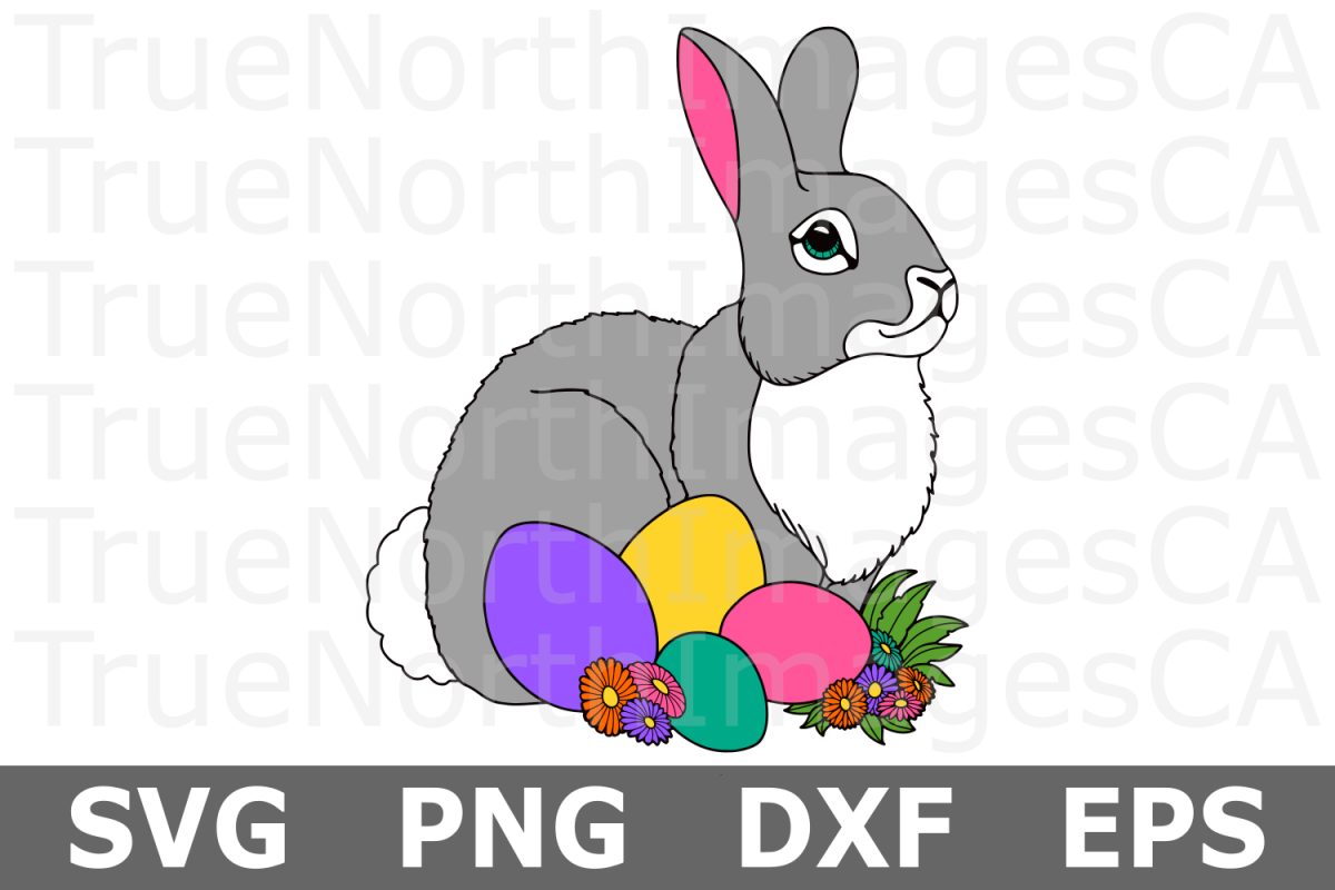 Easter Bunny - An Easter SVG Cut File example image 1