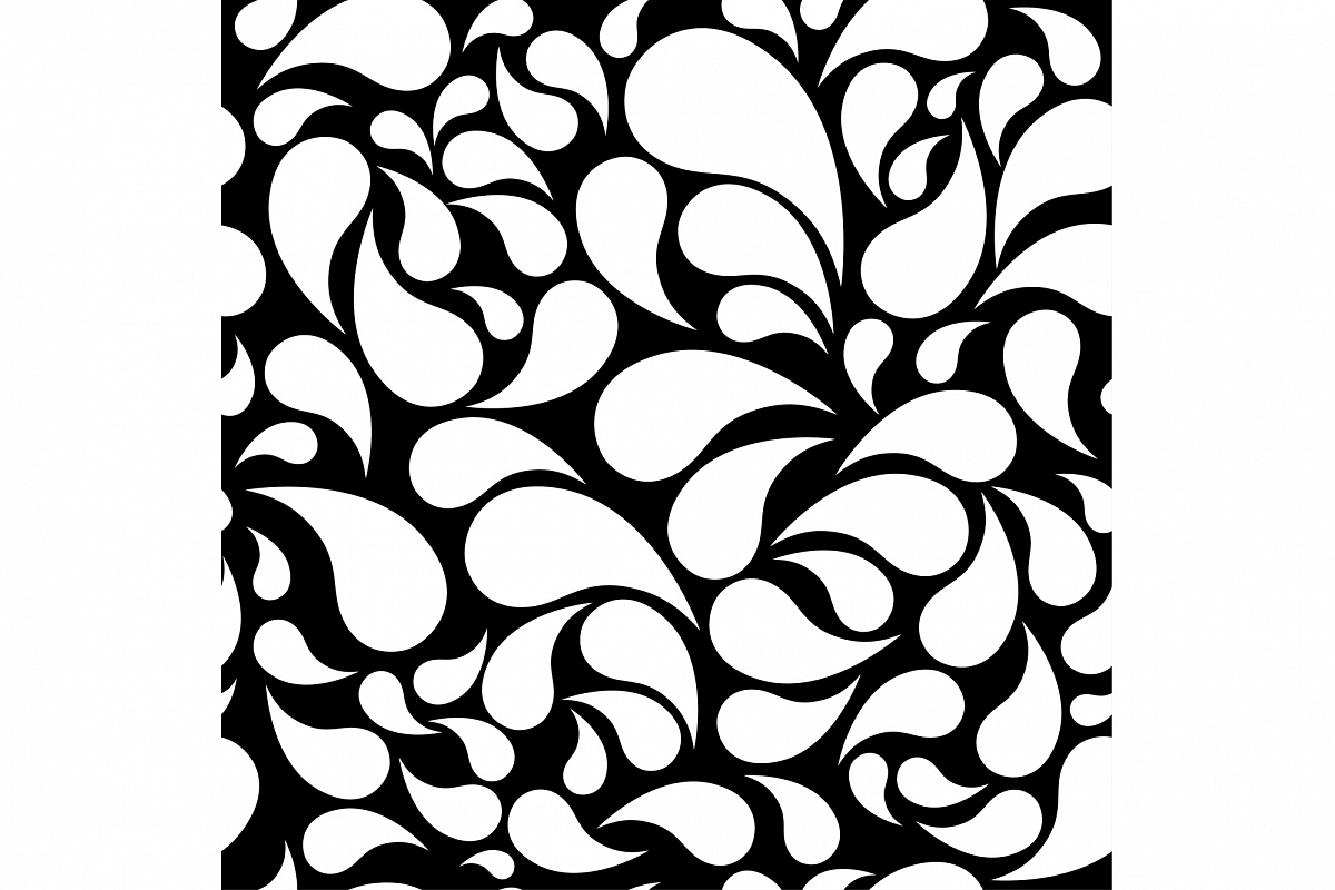 Seamless vector background with drops. Print. Repeating background. Cloth design, wallpaper. example image 1