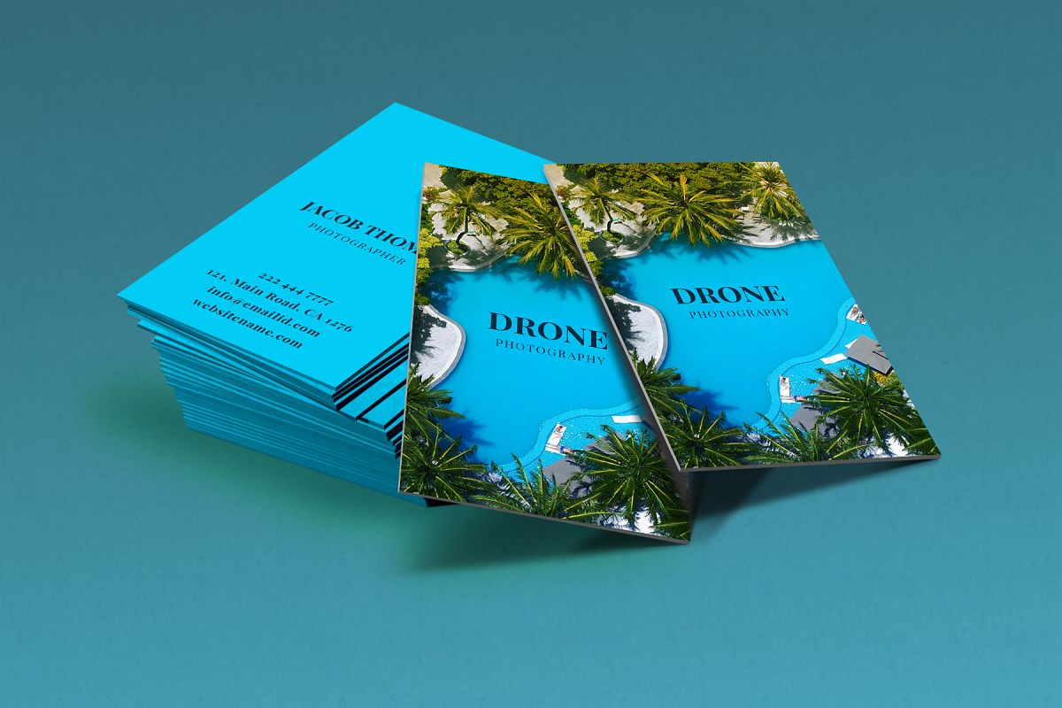 Drone Photography Business Card example image 1