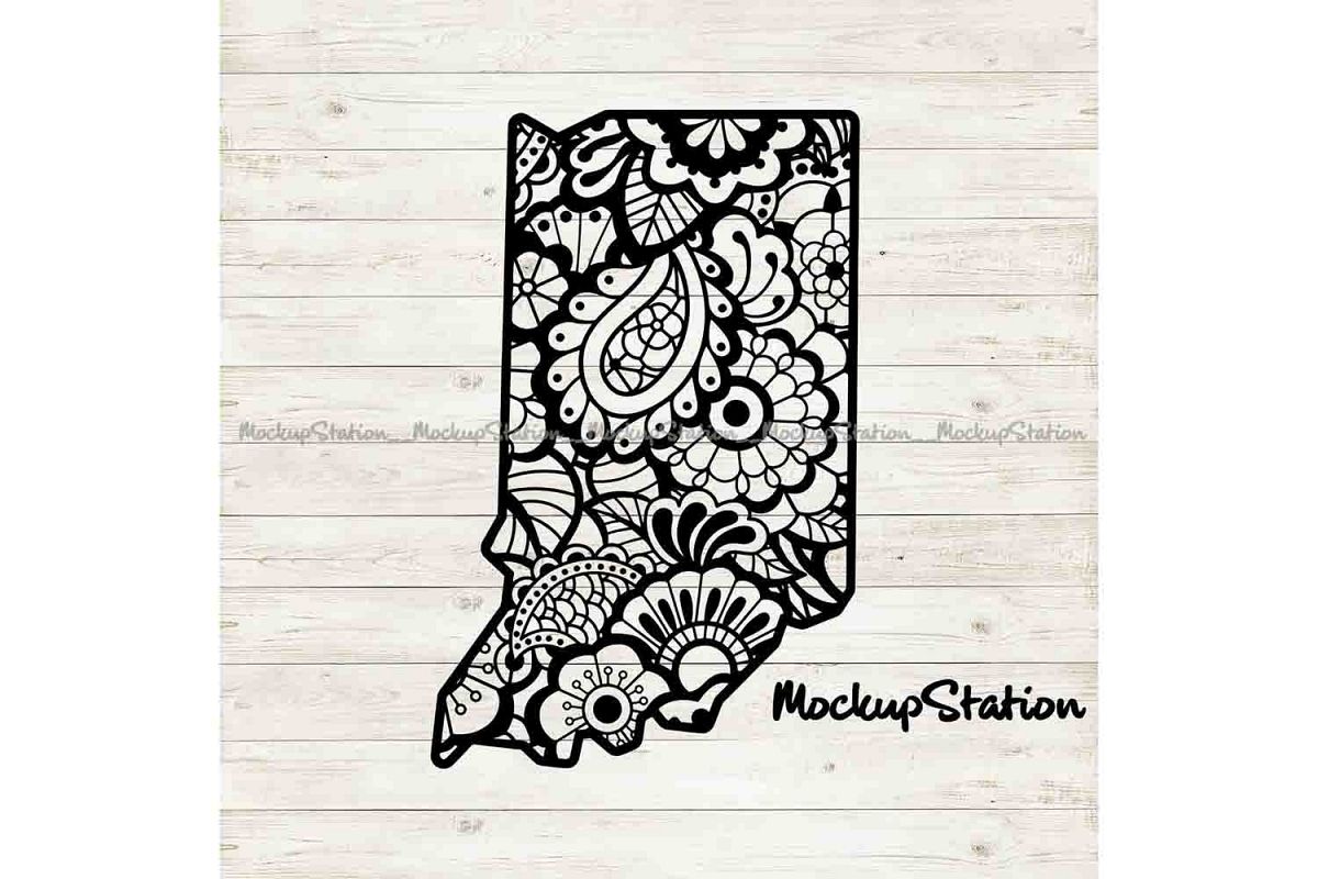 Download Indiana Mandala SVG, Indiana Floral Paisley PNG, Boho ...