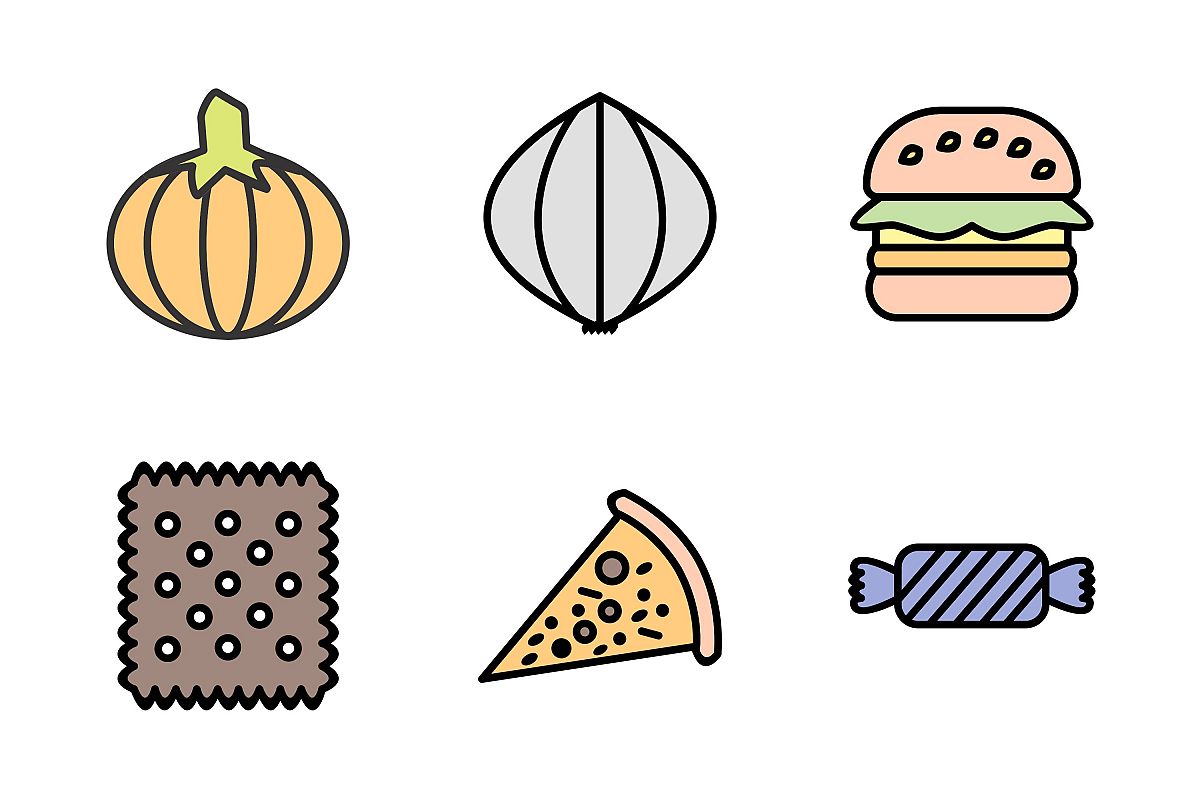 Set Of Food Icons example image 1