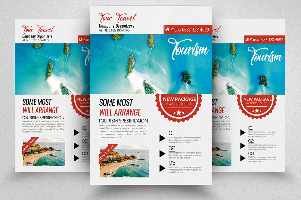 Tour & Travel Flyer Template example image 1