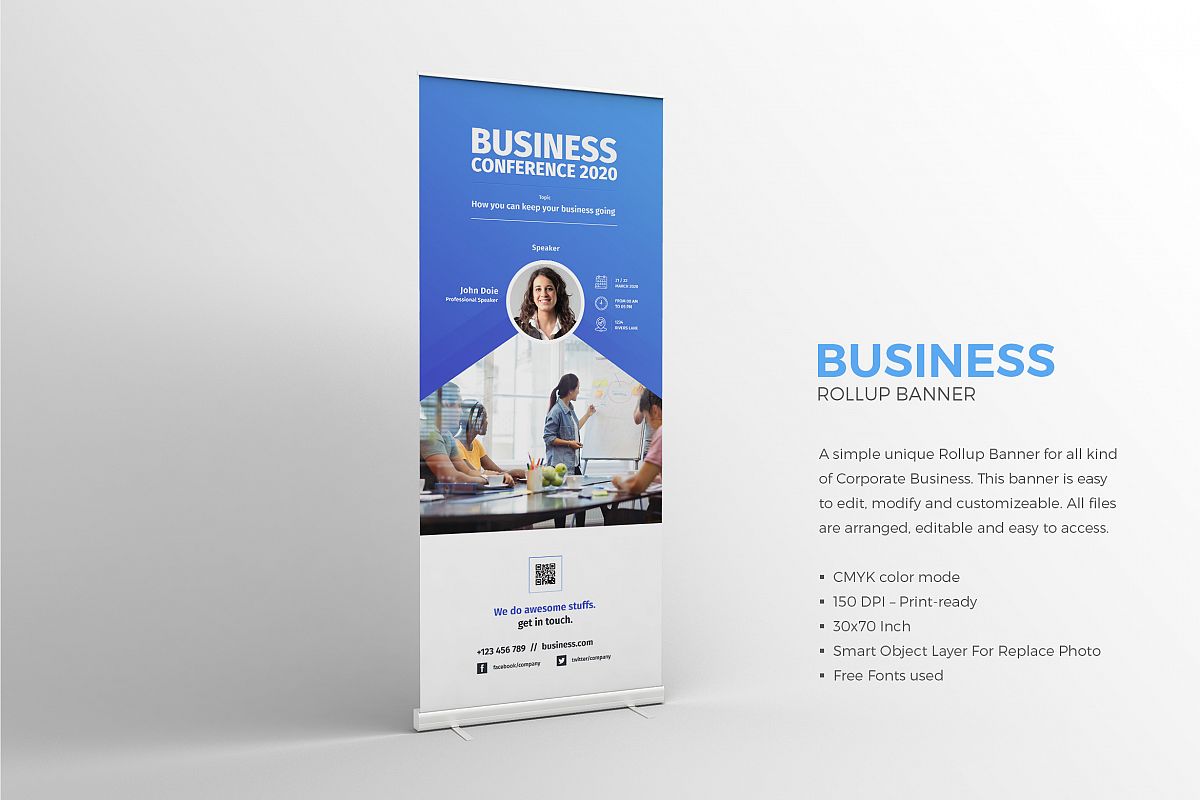 Conference Roll-up Banner example image 1