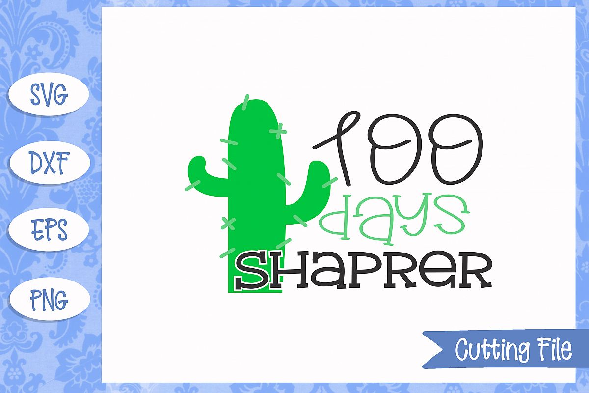 100 days sharper SVG File example image 1