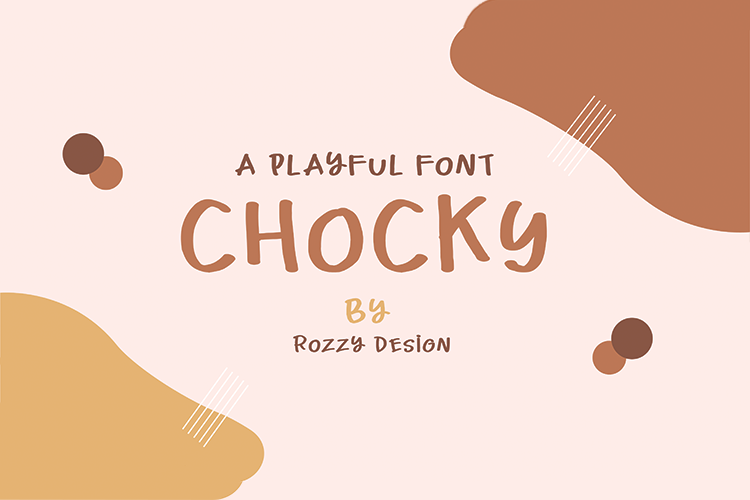 Chocky A playful Font example image 1