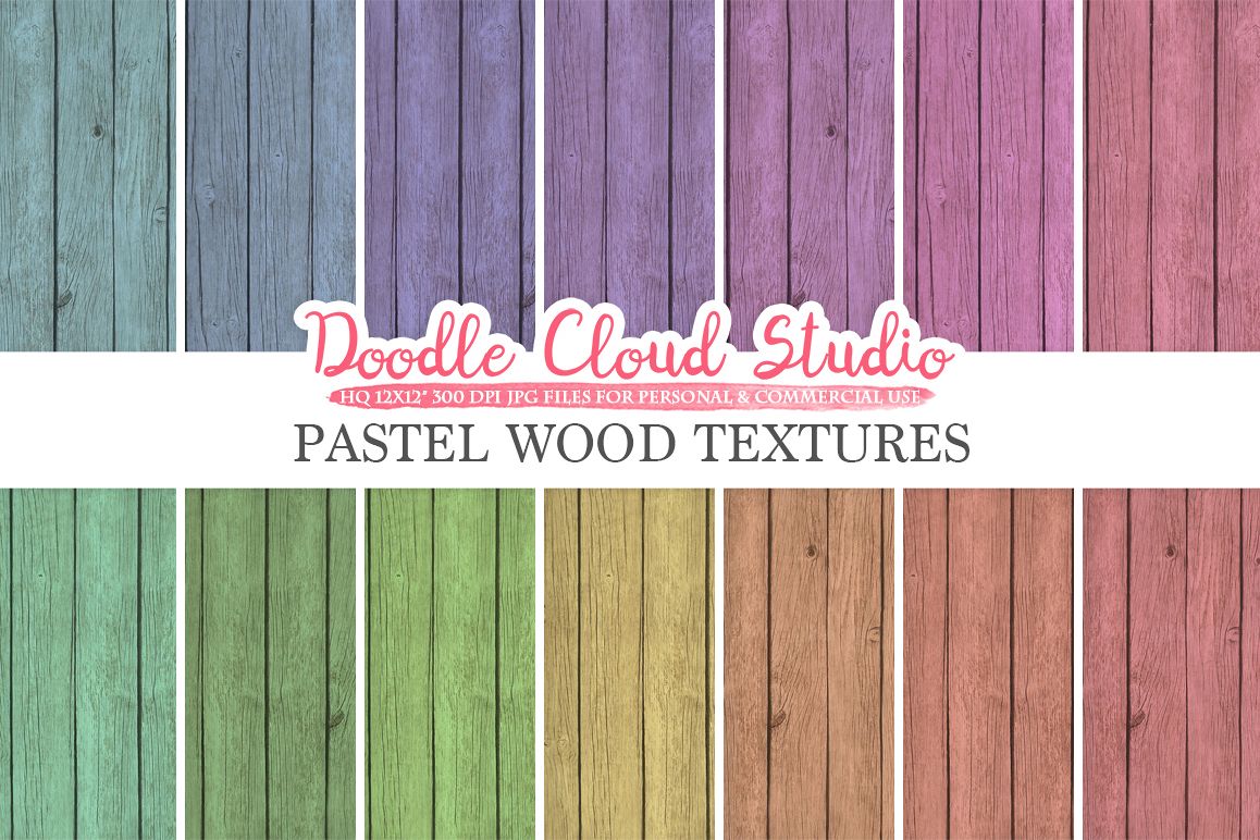 Real Wood digital paper, Pastel Rainbow Colors, Wood Printables, Wood Backgrounds, Rustic Wood textures, Instant Download, Commercial Use example image 1