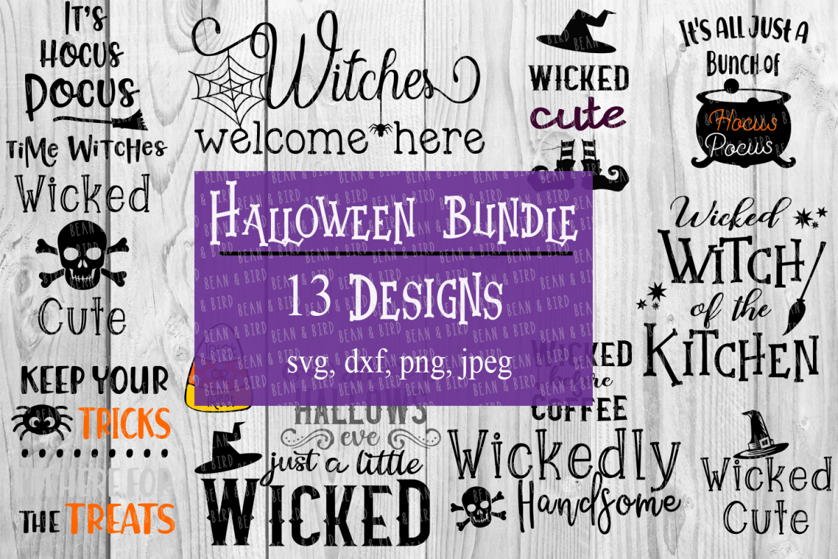 Halloween Bundle Fall Cut file example image 1