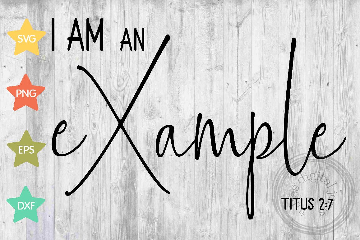 Christian A Z Loved I Am An Example Svg Cutfiles