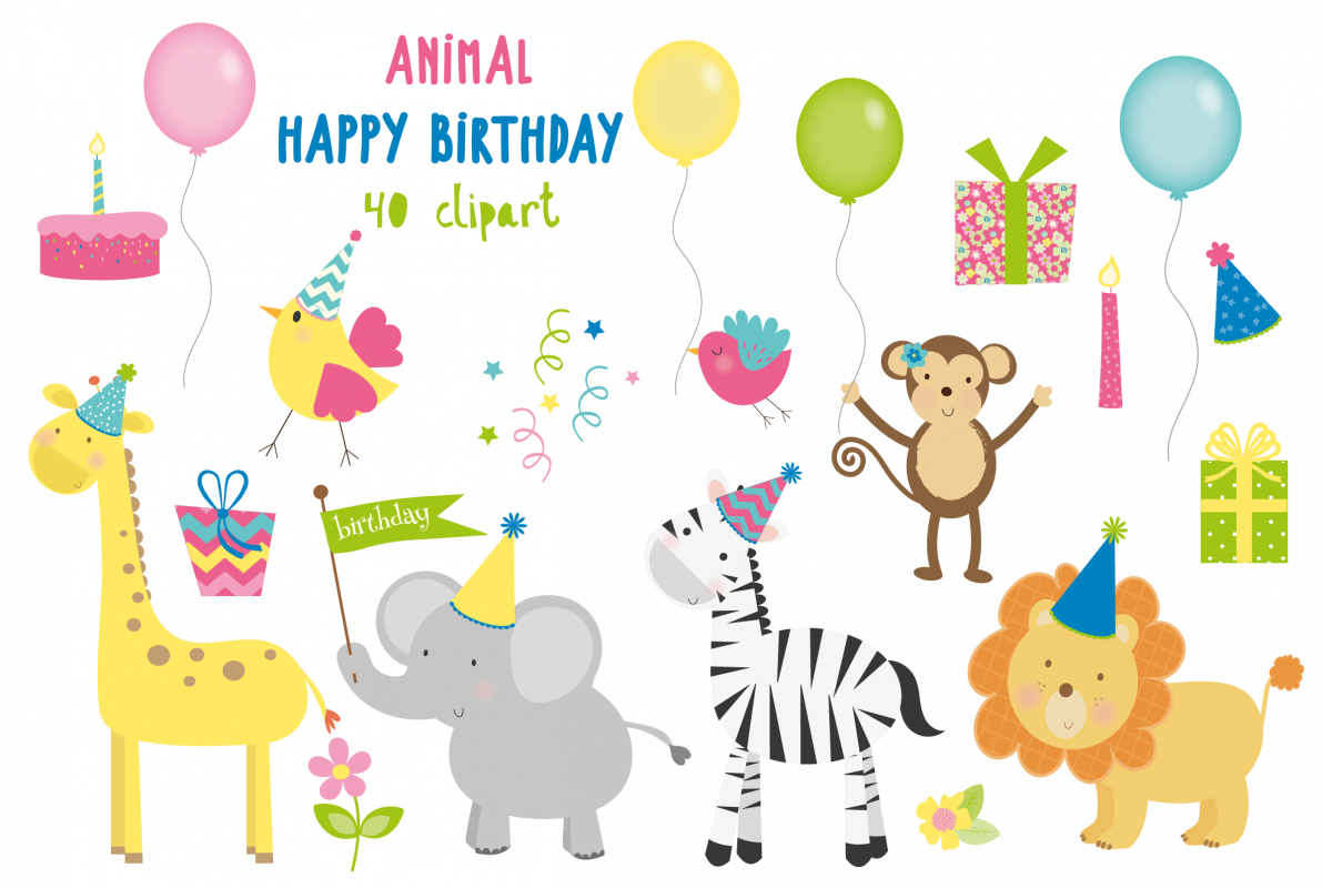 Happy Birthday Animals example image 1