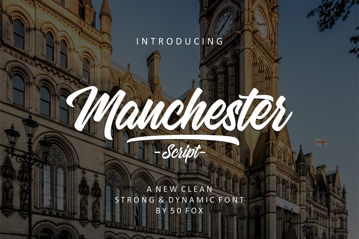 Manchester Script Font example image 1