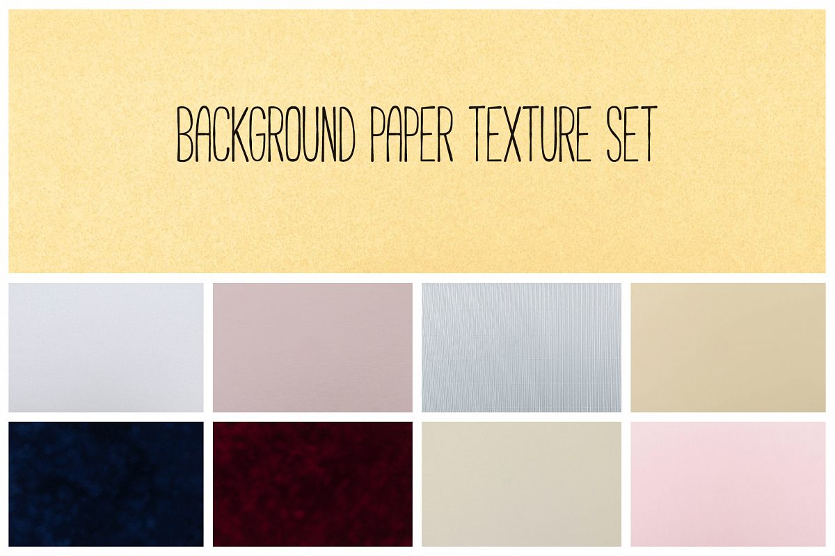 Set of 9 texture paper background example image 1