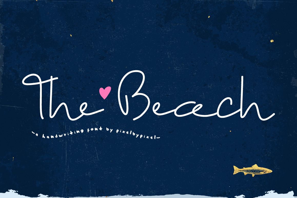 The Beach Font example image 1