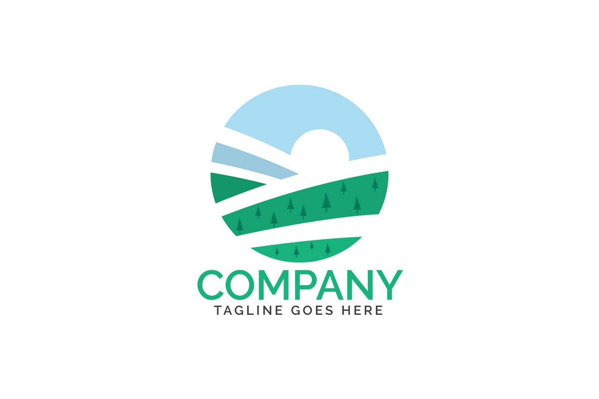 Organic farm logo design. example image 1
